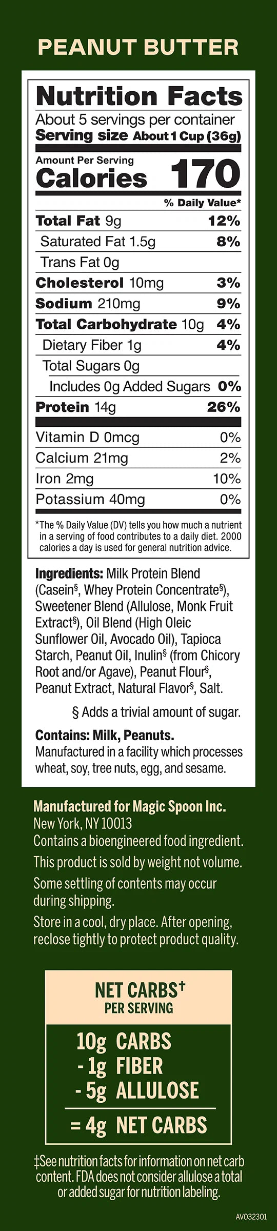 Peanut Butter - 1 case (4 boxes)