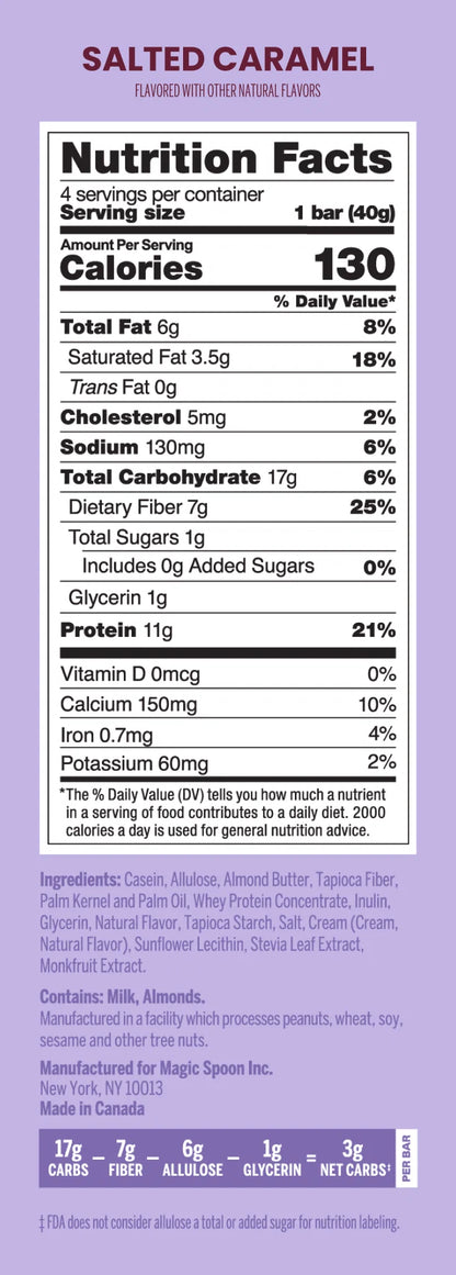 Salted Caramel - 16 Cereal Treats (4 Boxes)