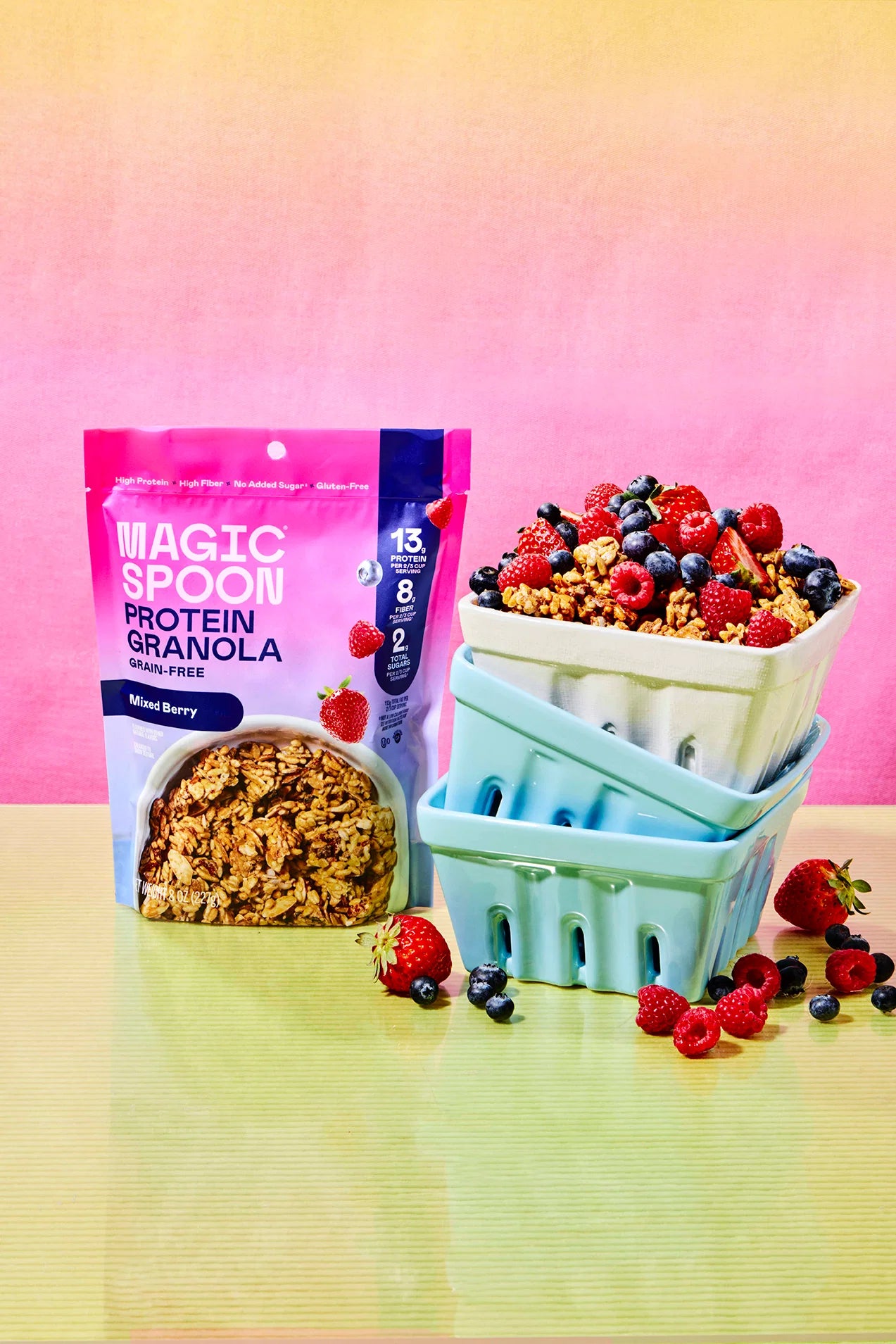 Mixed Berry - 4 Bags of Granola